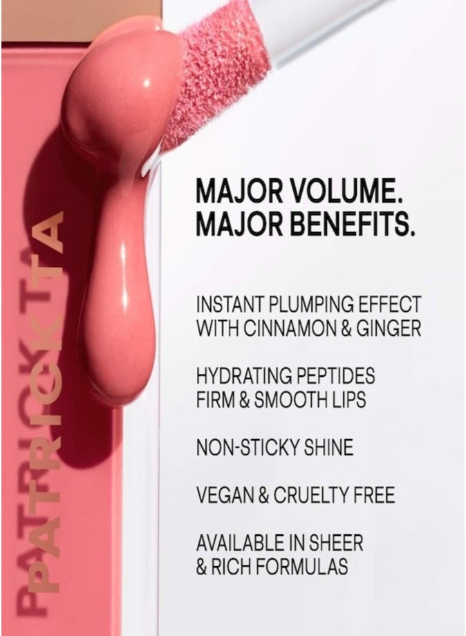 PATRICK TA Major Volume Plumping Lip Gloss 9ml – High-Shine, Fuller-Looking Lips Unavailable - Image 4